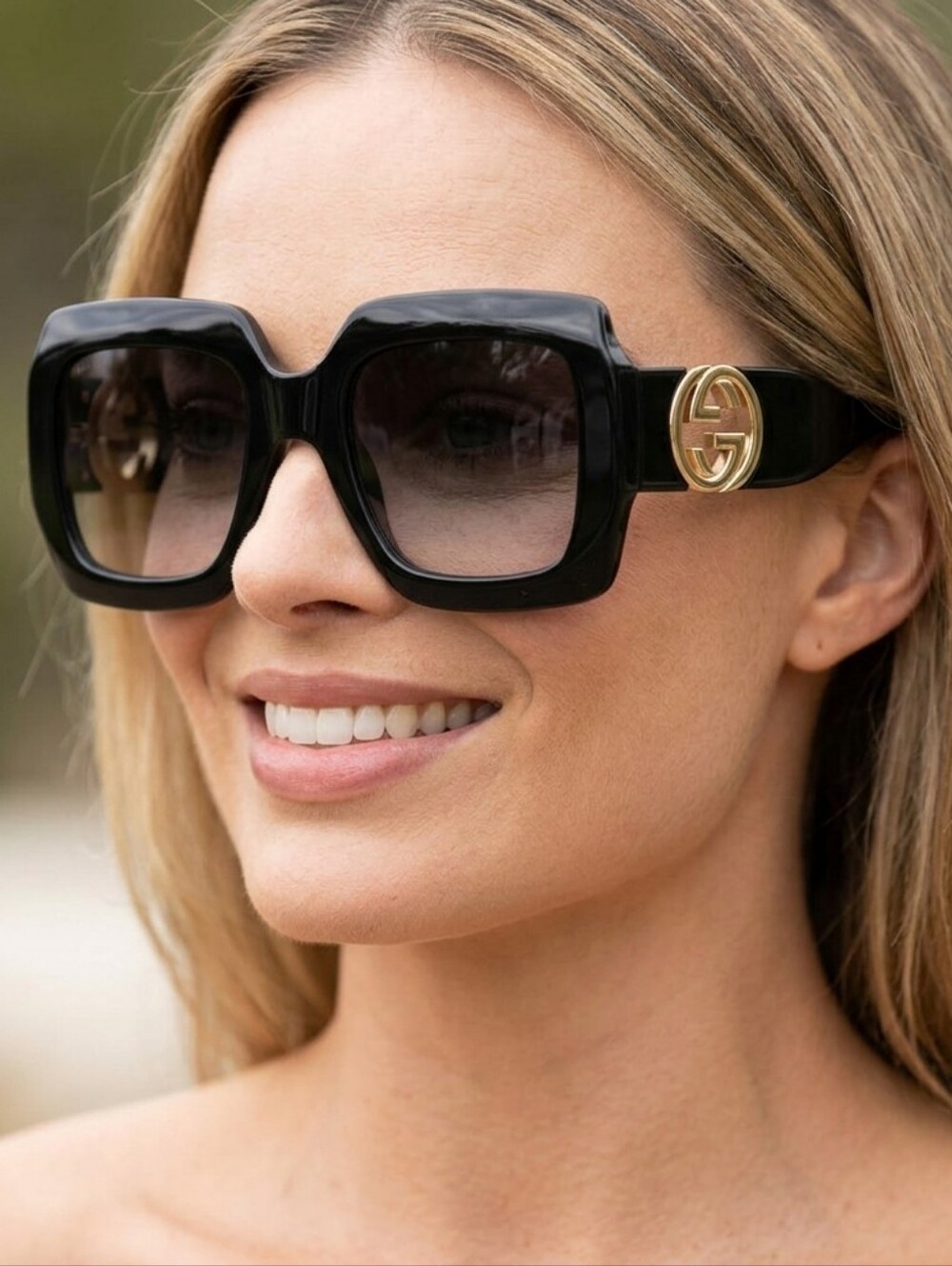 Gucci Chunky Oversized Sunglasses